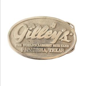 Vintage Texas Western Belt Buckle Gilley’s Honky Tonk